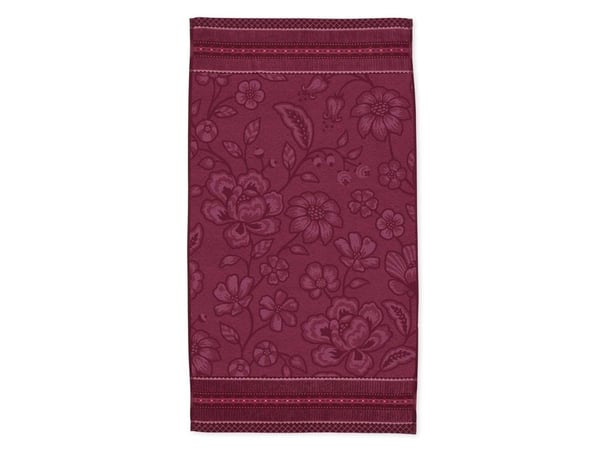 PIP Studio Jasmin Jacquard Tummanpunainen 55x100