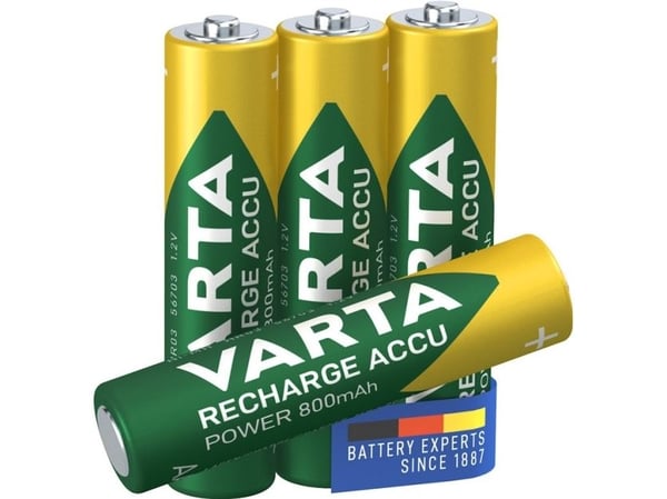 Varta Power Accu 56703 - Batteri AAA - NiMH - (ladbare) - 800 mAh