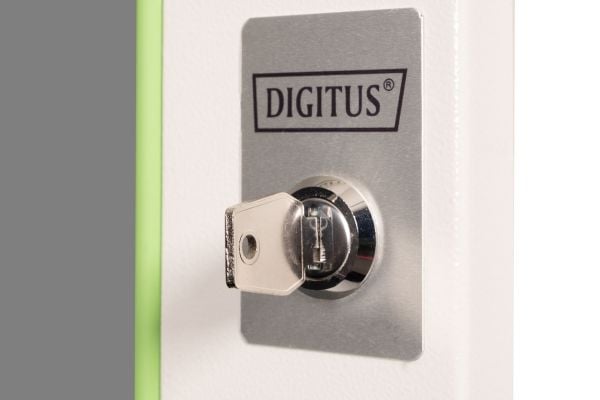 Digitus DN-19 D-16-U, Dør, Glass, Metall, Grå, 1 stykker, 5 kg