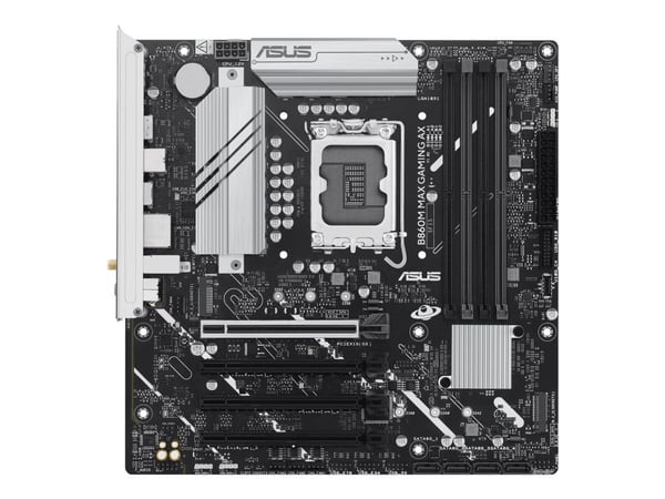 ASUS B860M MAX GAMING AX - Emolevy - micro ATX - LGA1851-asennuspaikka - B860-piirisarja - USB-C 3.2 Gen 2x2, USB-C 3.2 Gen2, USB 3.2 Gen 2, USB 3....