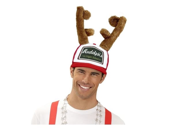 Rudolph-lakki, jossa on sarvet