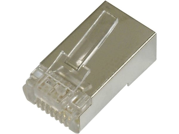 Digitus DN-MO-8-8-SRS, RJ-45, Läpinäkyvä, Uros, Suora, Polykarbonaatti (PC), Cat5e