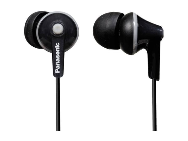 Panasonic RP-HJE125, Koblet med ledninger (ikke trådløs), 10 - 24000 Hz, 4 g, Hodetelefoner, Sort