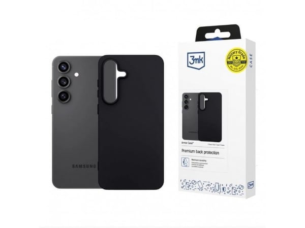 3MK mattapintainen kotelo Samsung Galaxy S25 FE, musta