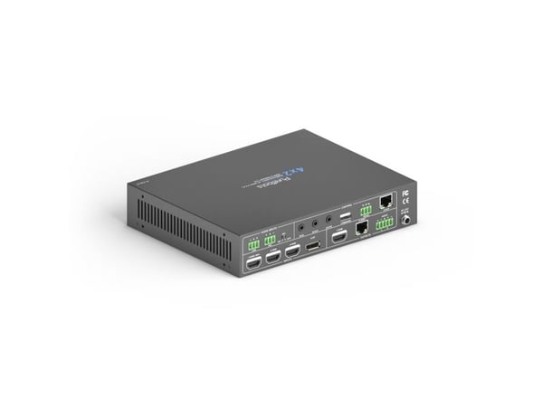 PureTools PT-PMS-42, Matrisevelger for mediapresentasjon, 18 Gbit/s, 3840 x 2160 piksler, Sort, Metall, Knapper, Rotasjon