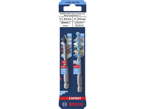 Bosch BORSÆT HEX CERAMIC OG MULTI 6MM