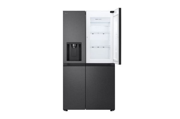 LG GSJC41EPPE, Frittstående, Amerikansk dør, Sort, Metallisk, 2 dører, LED, På innsiden
