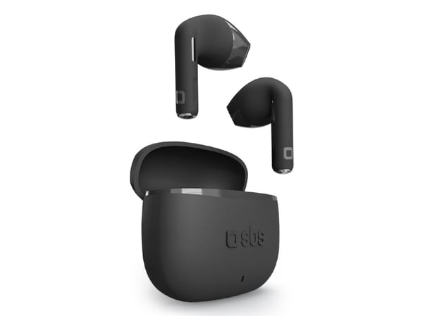 SBS TEEARTWSGOPODSK, True Wireless Stereo (TWS), Samtaler/musikk, 50 g, Hodesett, Sort