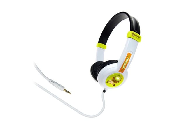 Geemarc Telecom Kiwibeat Music 101, Koblet med ledninger (ikke trådløs), 20 - 20000 Hz, Musikk, Hodesett, Sort, Grønn, Hvit