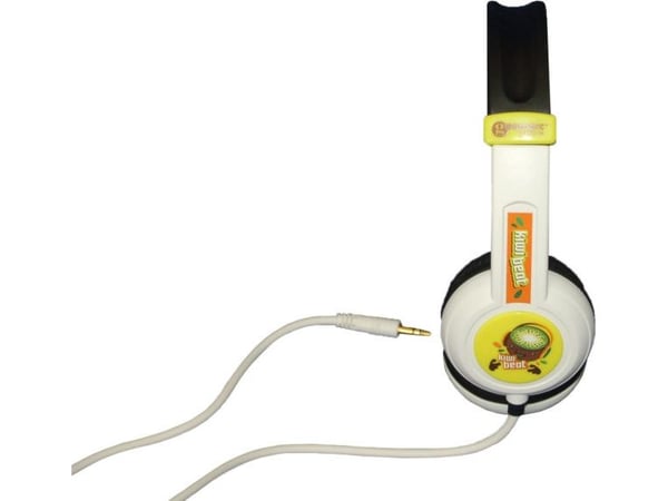 Geemarc Telecom Kiwibeat Music 101, Koblet med ledninger (ikke trådløs), 20 - 20000 Hz, Musikk, Hodesett, Sort, Grønn, Hvit