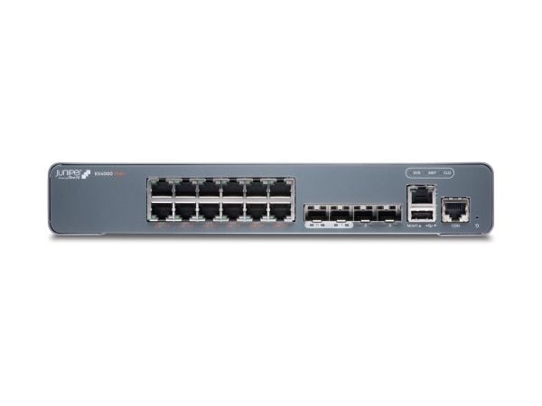 Juniper EX4000-12P, Håndtert, L2/L3, Gigabit Ethernet (10/100/1000), Strøm over Ethernet (PoE), Rack-montering, 1U