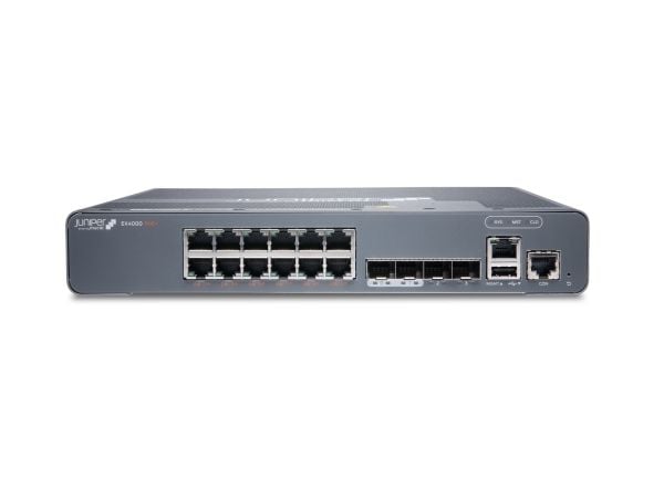 Juniper EX4000-12P, Håndtert, L2/L3, Gigabit Ethernet (10/100/1000), Strøm over Ethernet (PoE), Rack-montering, 1U