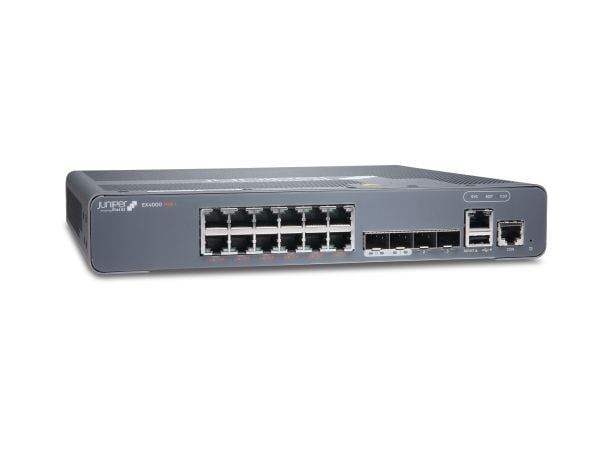 Juniper EX4000-12P, Håndtert, L2/L3, Gigabit Ethernet (10/100/1000), Strøm over Ethernet (PoE), Rack-montering, 1U