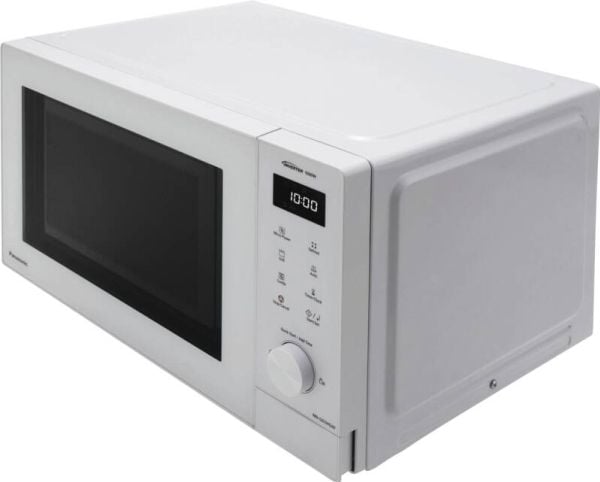 Panasonic NN-GD34QWEPG, Benkeplate, Grill mikrobølge, 23 l, 1000 W, Innebygd skjerm, Knapper, Rotasjon
