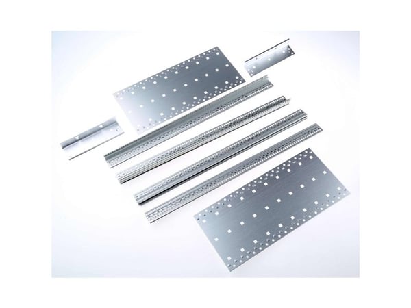 Schroff 48,30 cm (19") underrack 88 x 295 stålplate europacPro 24563-193 1 stk (24563-193)
