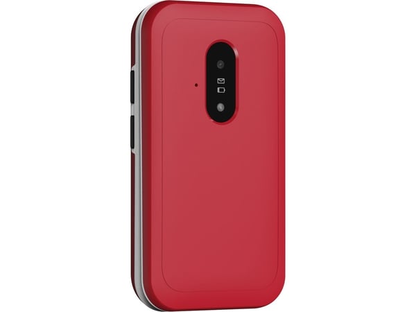 Doro Leva E22, Simpukka, Yksittäinen SIM, 7,11 cm (2.8"), 0,3 MP, 1150 mAh, Punainen, Valkoinen