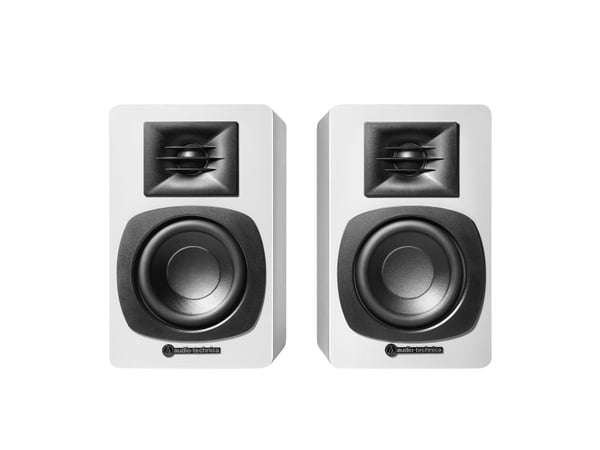 Audio-Technica AT-SP3X, 2-veis, 2.0 kanaler, Ledning & Trådløs, 30 W, 55 - 20000 Hz, Hvit