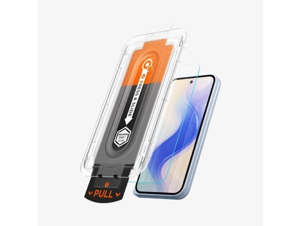 Spigen GLAS.tR EZ Fit Pro, Google, Pixel 10 Pro Fold, Støvresistent, Ripebestandig, Gjennomsiktig, 2 stykker