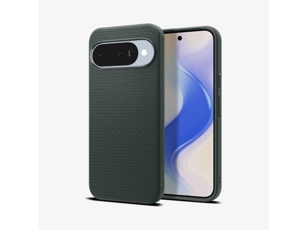 Spigen Liquid Air (MagFit), Mobilskal, Google, Google - Pixel 10 Pro Google - Pixel 10, 16 cm (6.3"), Grön