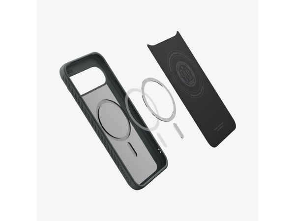 Spigen Liquid Air (MagFit), Mobilskal, Google, Google - Pixel 10 Pro Google - Pixel 10, 16 cm (6.3"), Grön