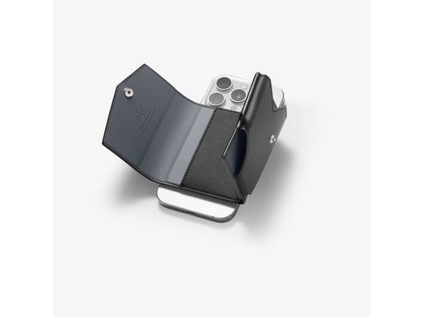 Spigen Valentinus Pro, Kortholder, Svart, PU lær, Apple, 1 stykker