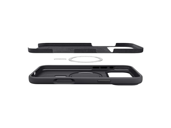 Spigen Silicone Fit (MagFit), Etui, Apple, iPhone 17 Pro Max, 17,5 cm (6.9"), Svart