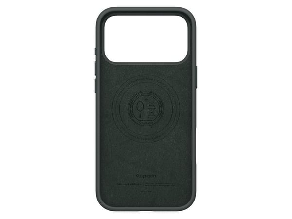 Spigen Silicone Fit (MagFit), Mobilskal, Apple, iPhone 17 Pro Max, 17,5 cm (6.9"), Mörkgrön