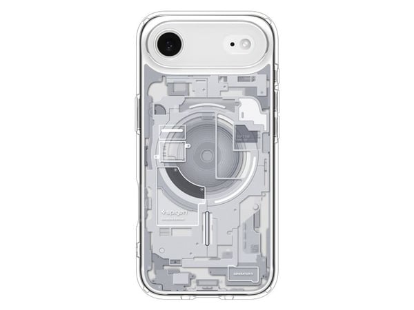 Spigen Ultra Hybrid Zero One (MagFit), Etui, Apple, iPhone 17 Air, 16,5 cm (6.5"), Gjennomsiktig, Hvit