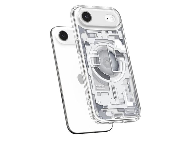 Spigen Ultra Hybrid Zero One (MagFit), Etui, Apple, iPhone 17 Air, 16,5 cm (6.5"), Gjennomsiktig, Hvit
