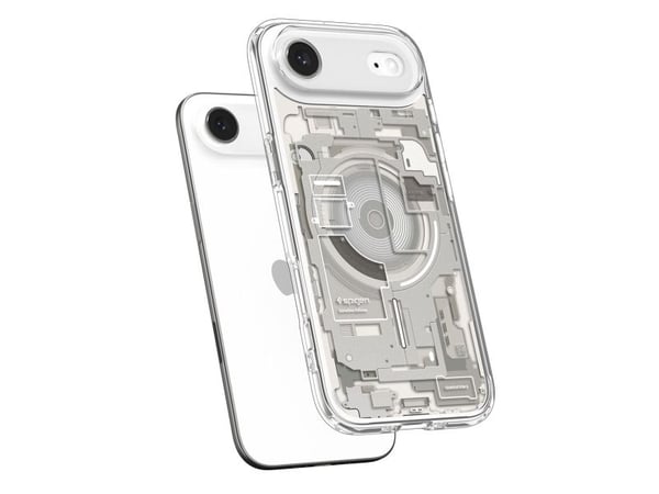 Spigen Ultra Hybrid Zero One (MagFit), Mobilskal, Apple, iPhone 17 Air, 16,5 cm (6.5"), Titan, Transparent