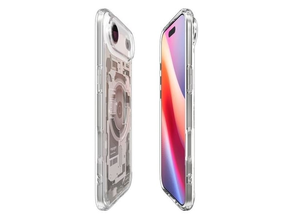 Spigen Ultra Hybrid Zero One (MagFit), Mobilskal, Apple, iPhone 17 Air, 16,5 cm (6.5"), Titan, Transparent