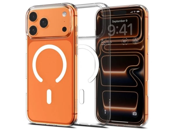 Spigen Liquid Crystal MagSafe-etui, gjennomsiktig hvit - iPhone 17 Pro Max