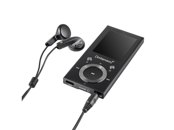 Intenso 3717490, MP4-soitin, 64 GB, LCD, musta, Mukana kuulokkeet