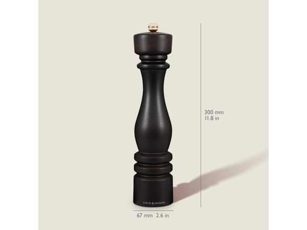 Cole & Mason H233081, Saltkvern, Svart, 67 mm, 67 mm, 300 mm, 470 g