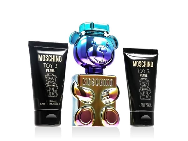 Moschino Toy 2 Pearl gavepakke unisex parfymsatt vann 50 ml + bodylotion 50 ml + dusjsåpe 50 ml