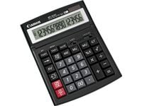 Canon WS-1610T - Skrivebordskalkulator - 16 sifre - solcellepanel, batteri - svart