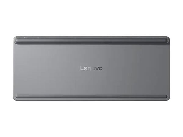Lenovo KB331U - Tastatur - muletienhet - trådløs - USB-C, Bluetooth - QWERTY - US International - lunagrå