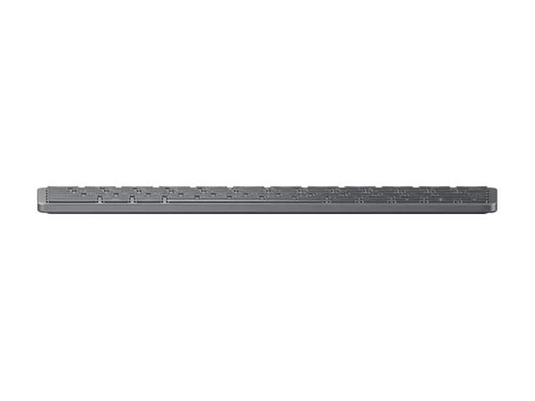 Lenovo KB331U - Tastatur - muletienhet - trådløs - USB-C, Bluetooth - QWERTY - US International - lunagrå