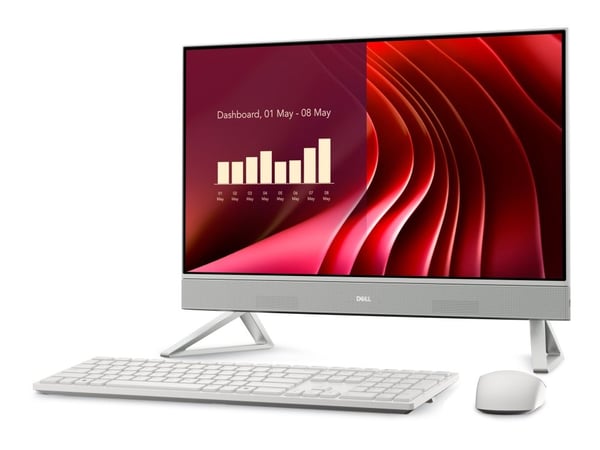 Dell 24 All-in-One EC24250 - Alt-i-ett Core i5 i5-1334U / opptil 4,6 GHz - RAM 16 GB - SSD 512 GB - NVMe - Intel Iris Xe Graphics - Gigabit Etherne...