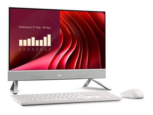Dell 24 All-in-One EC24250 - Alt-i-ett Core i5 i5-1334U / opptil 4,6 GHz - RAM 16 GB - SSD 512 GB - NVMe - Intel Iris Xe Graphics - Gigabit Etherne...