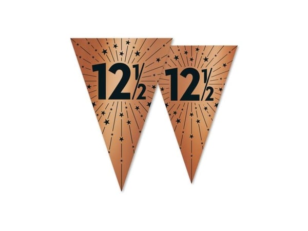 Vimpelguirlande 12½ kobber