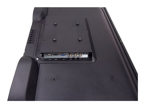 Ernitec - LED-skjerm - 43" - 3840 x 2160 4K - 350 cd/m² - 1200:1 - 5 ms - 3xHDMI, DVI, DisplayPort - høyttalere - svart