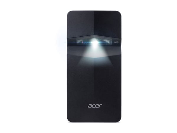 Acer PD1520Us - DLP-projektor - LED - 500 ANSI-lumen - 16:9 - 1080p - ultrakortkast linse - IEEE 802.11ac trådløs / Miracast / AirPlay