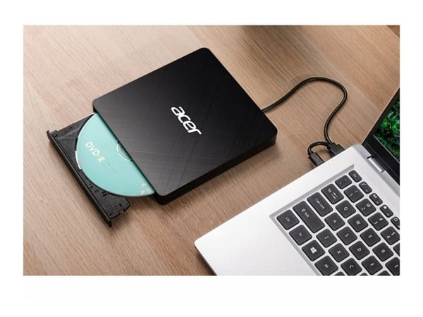 Acer DVD - Platestasjon - DVD±RW (+R dobbeltlag) - USB - plugginnmodul - svart