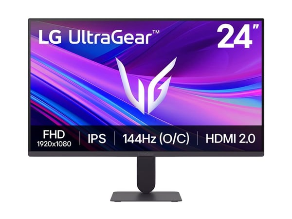 LG 24G411A-B, 61 cm (24"), 1920 x 1080 pikseliä, Full HD, LCD, 5 ms, musta