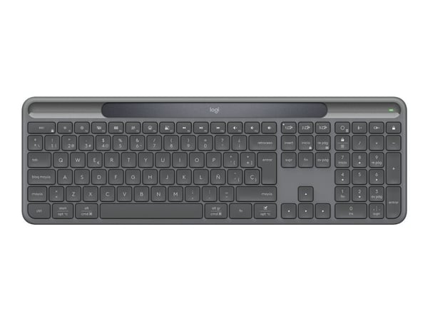 Logitech Signature Slim Solar+ K980 for Business - Tastatur - full size - trådløs - Bluetooth