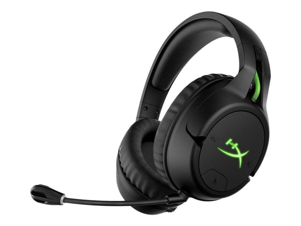 HyperX CloudX Flight - Headset - fullstorlek - 2,4 GHz - trådlös - svart, grön - för Victus by HP Laptop 15, 16; Laptop 14, 15, 17; Pavilion x360 L...