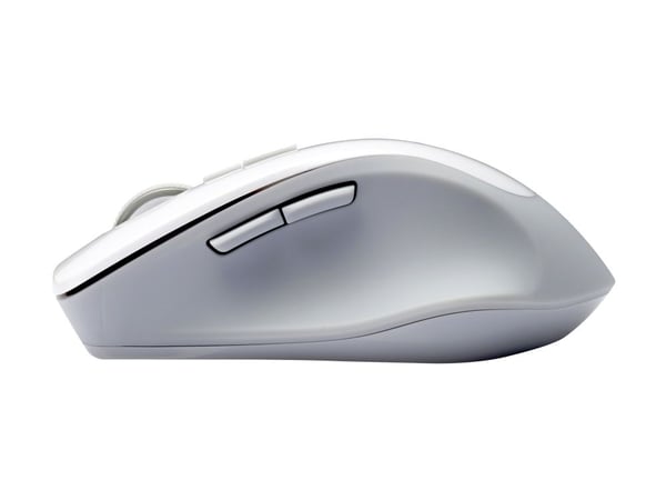 ASUS WT425 - Mus - optisk - 6 knapper - trådløs - USB trådløs mottaker - glanshvit