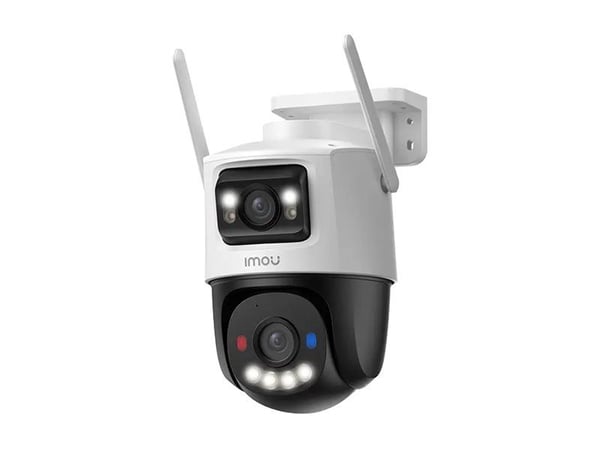 IMOU Cruiser Dual 2 Pro - Nettverksovervåkingskamera - panorering / tipping - lite tårn - utendørs - værbestandig - farge (Dag og natt) - 8 MP - 25...