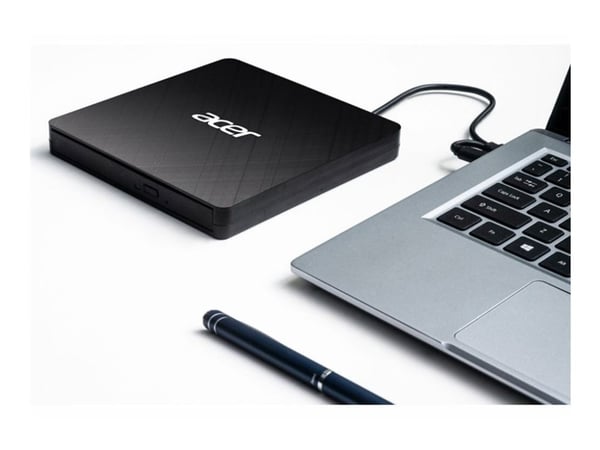 Acer DVD - Platestasjon - DVD±RW (+R dobbeltlag) - USB - plugginnmodul - svart